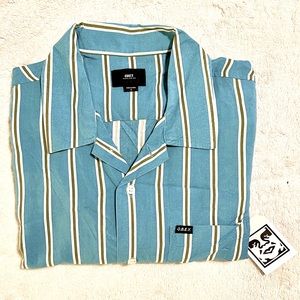 OBEY Lightweight Button-down Shirt  (NWT)